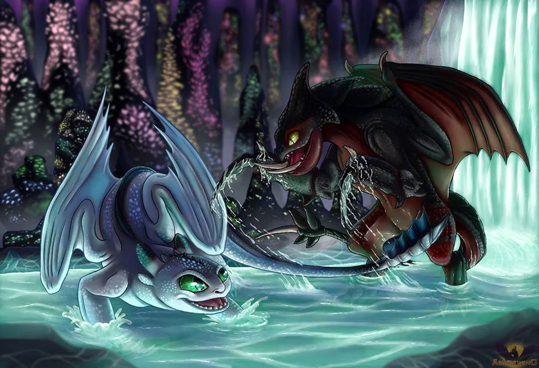 HTTYD драконы Art