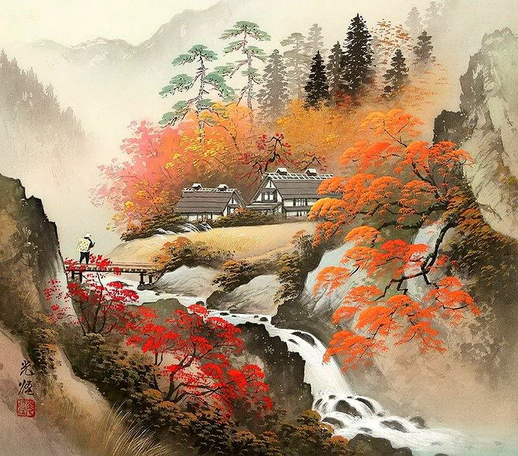 Японский художник Koukei Kojima