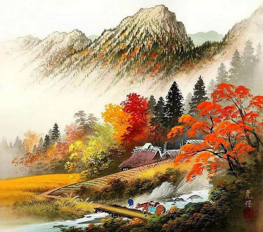 Японский художник Koukei Kojima