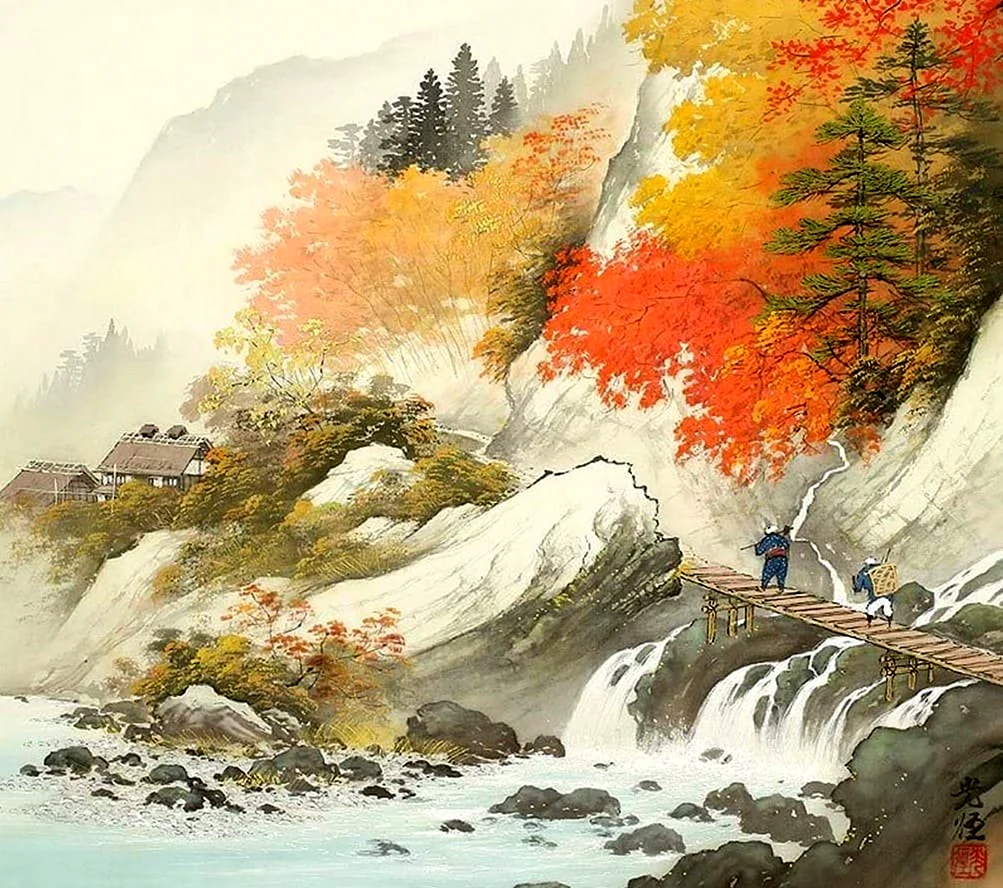 Японский художник Koukei Kojima