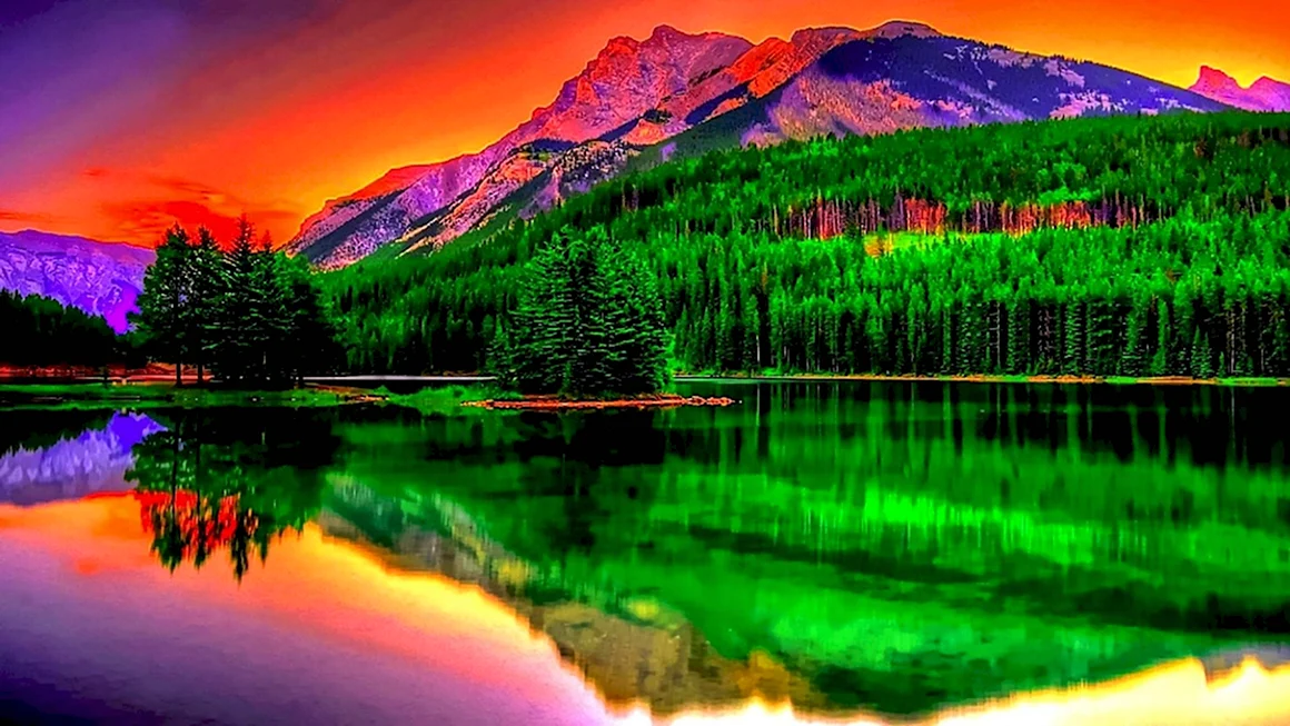 Яркая природа