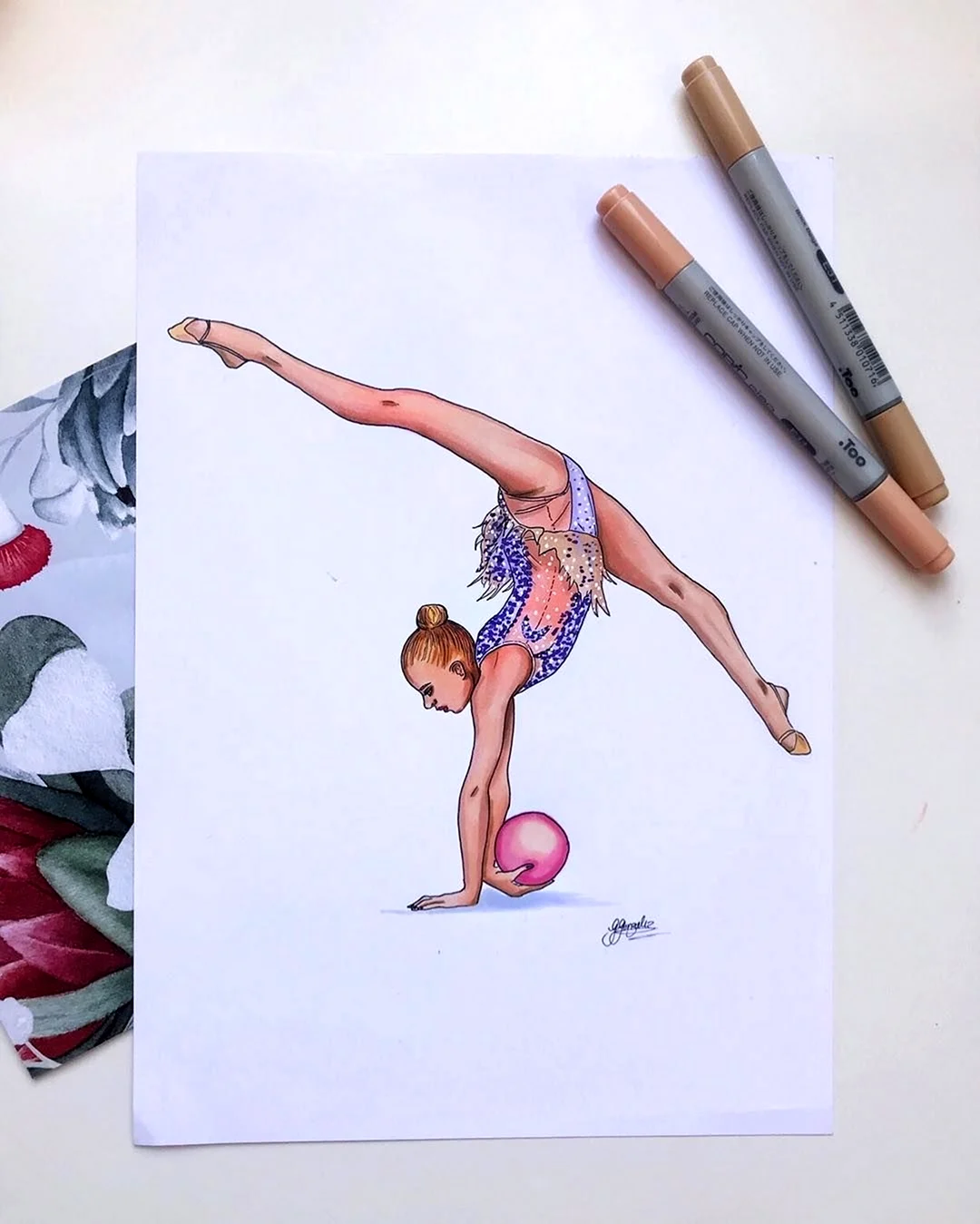 Идеи для рисунков по гимнастике