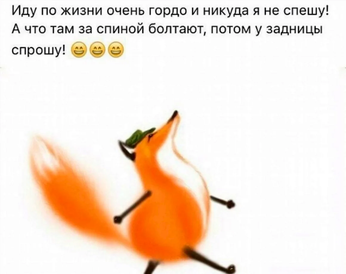 Иду по жизни гордо и никуда я не спешу