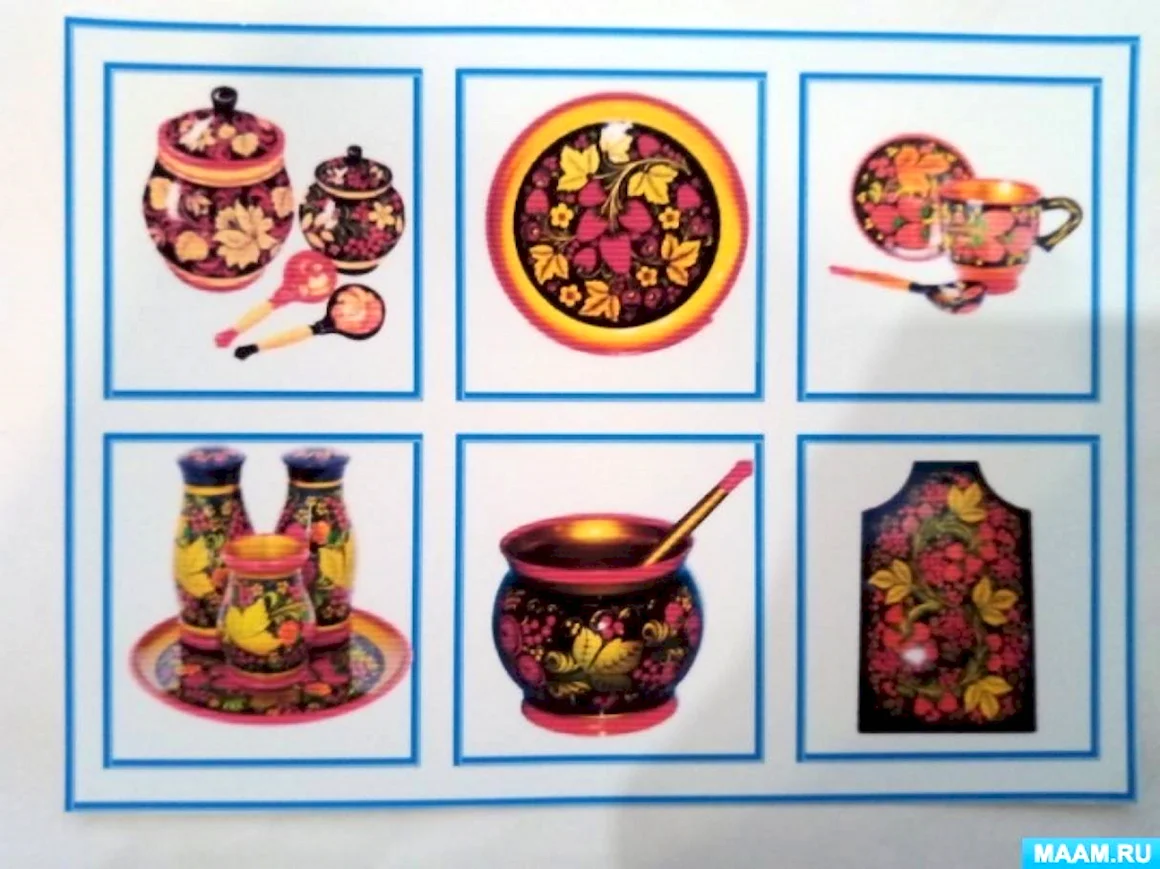 Игра лото народные промыслы