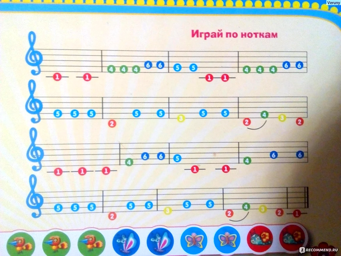 Играть по нотам