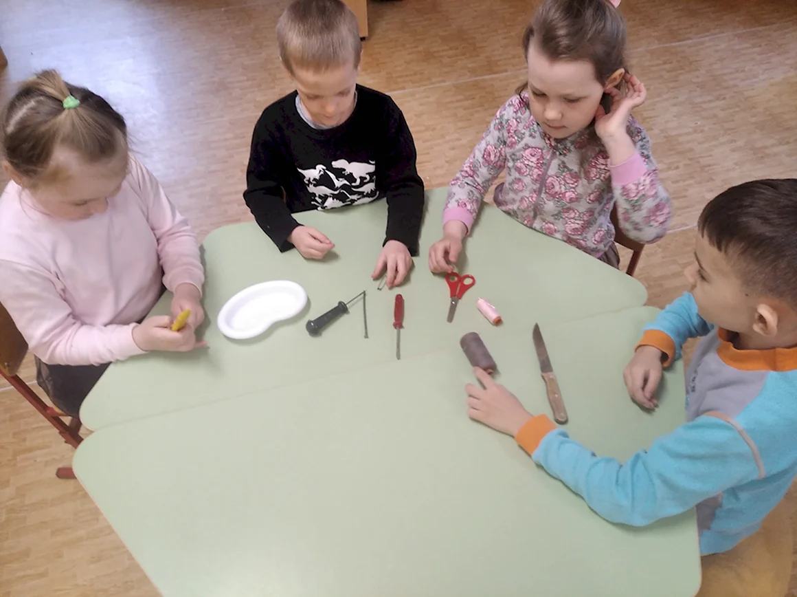 Игровая ситуация в средней группе опасный предмет
