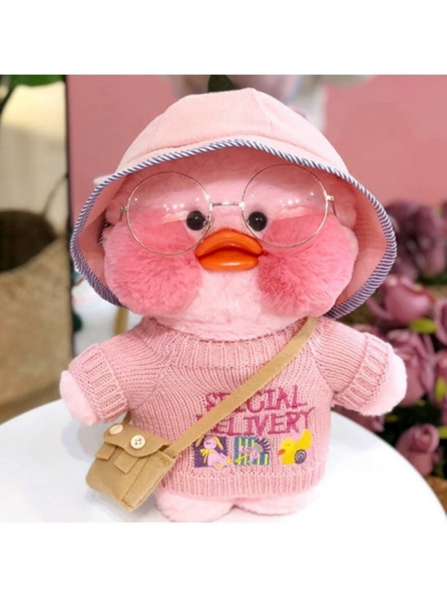 Игрушка утка lalafanfan