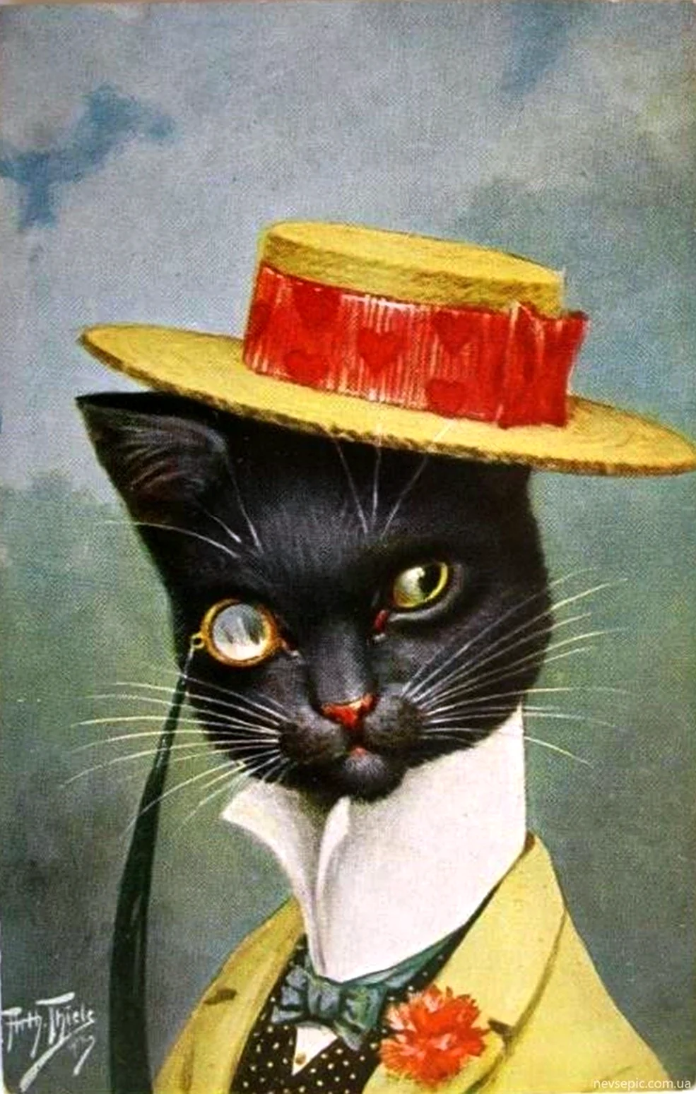 Иллюстратор Arthur Thiele 1860-1936