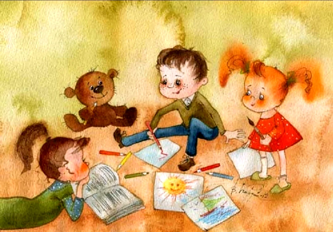 Иллюстрации к книжкам для детей