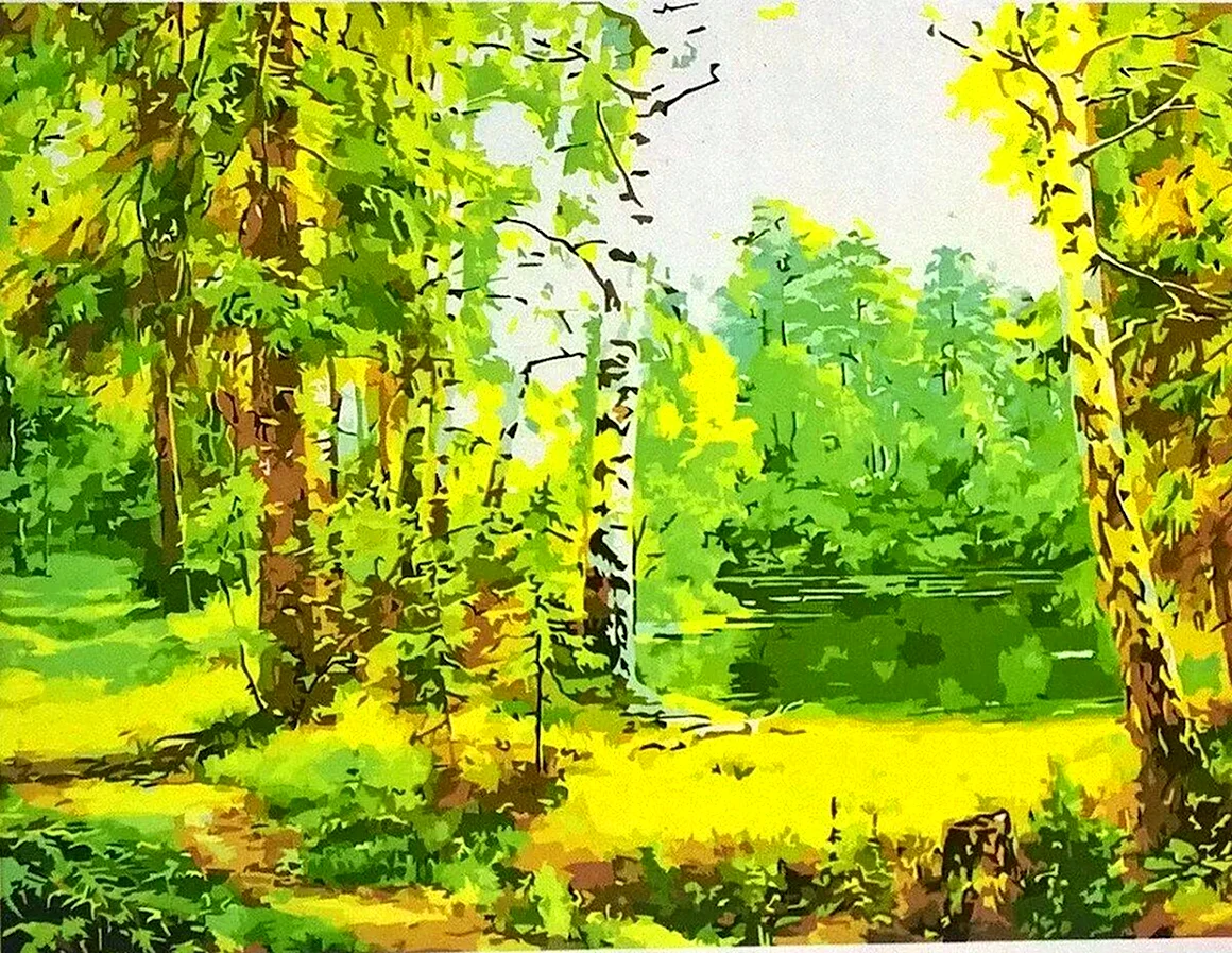 Иллюстрация леса