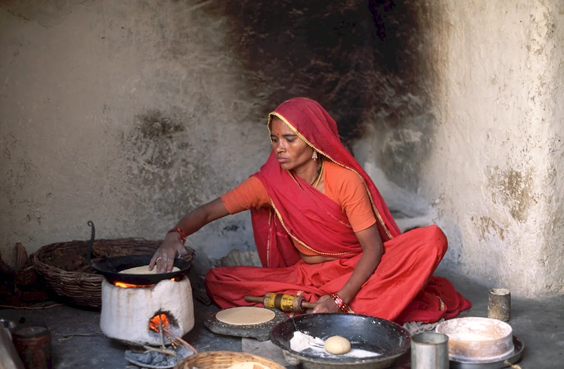 Indian women Cooking