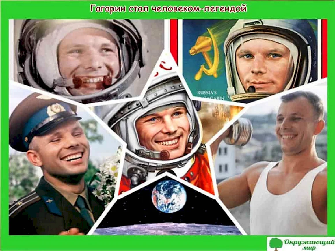 Юрий Алексеевич Гагарин 12 апреля