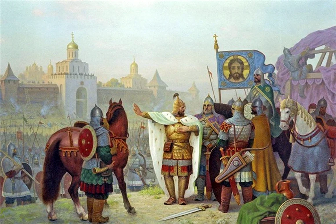 Юрий Долгорукий у стен Владимира