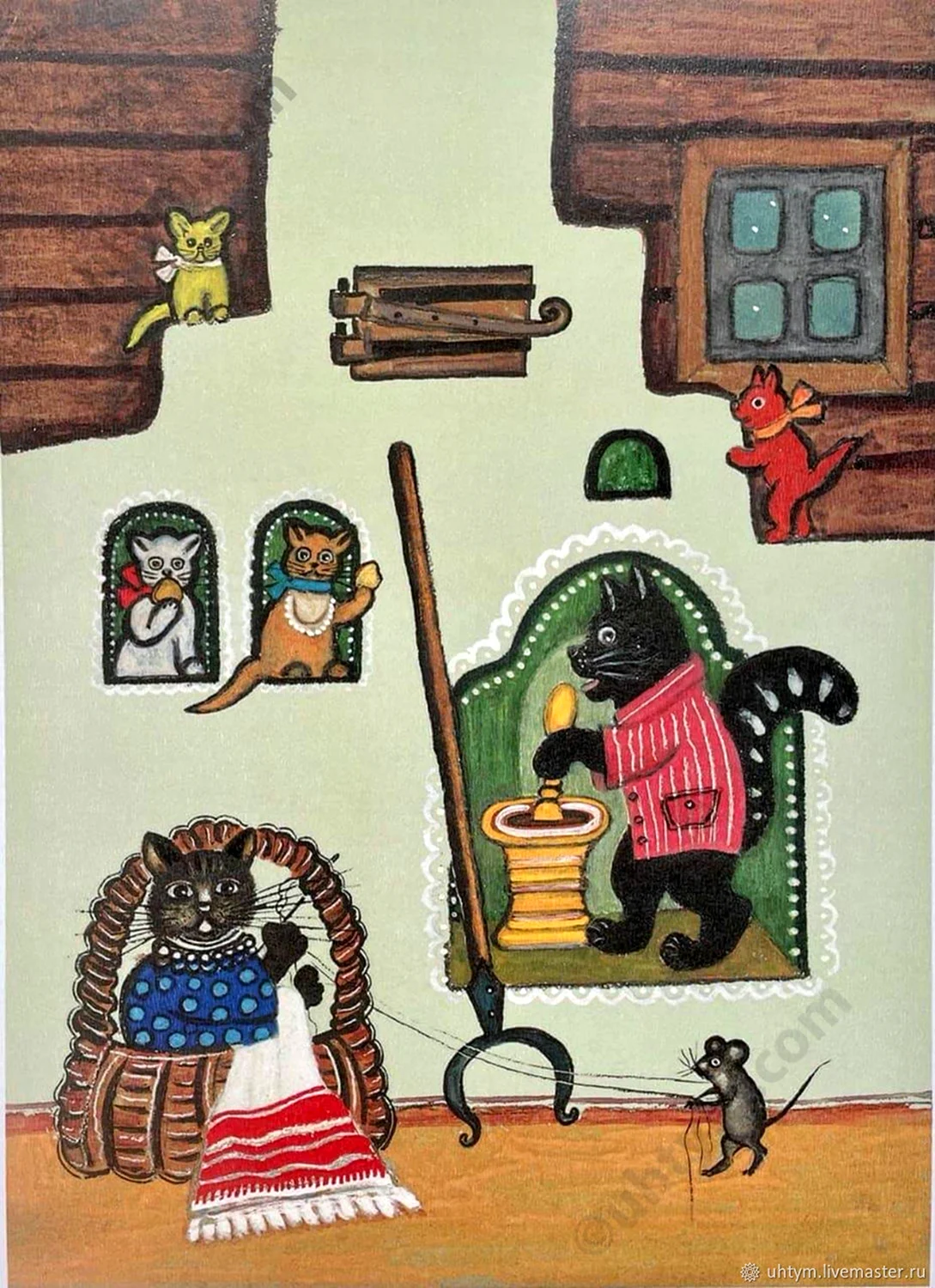Юрий Васнецов котик
