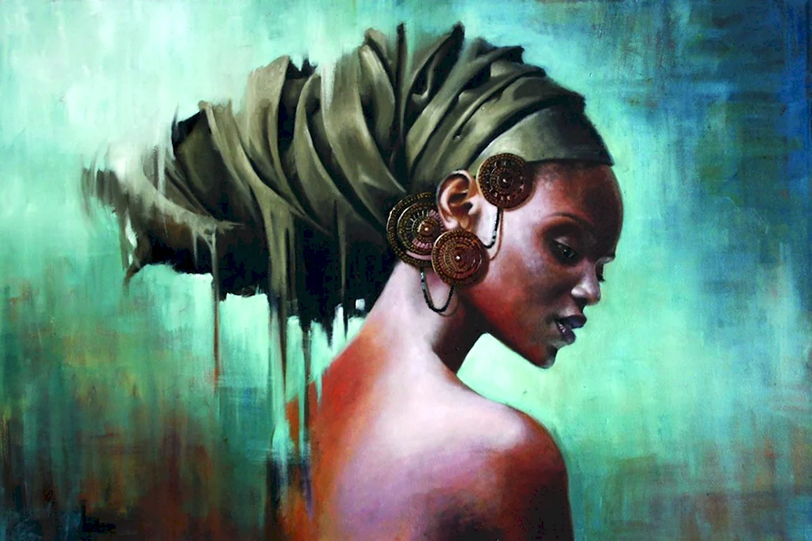 Южноафриканский художник. Loyiso Mkize