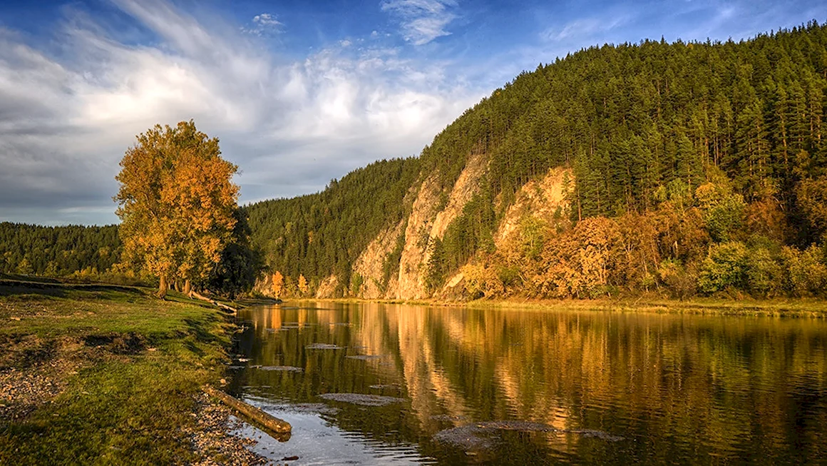 Южный Урал природа река Урал