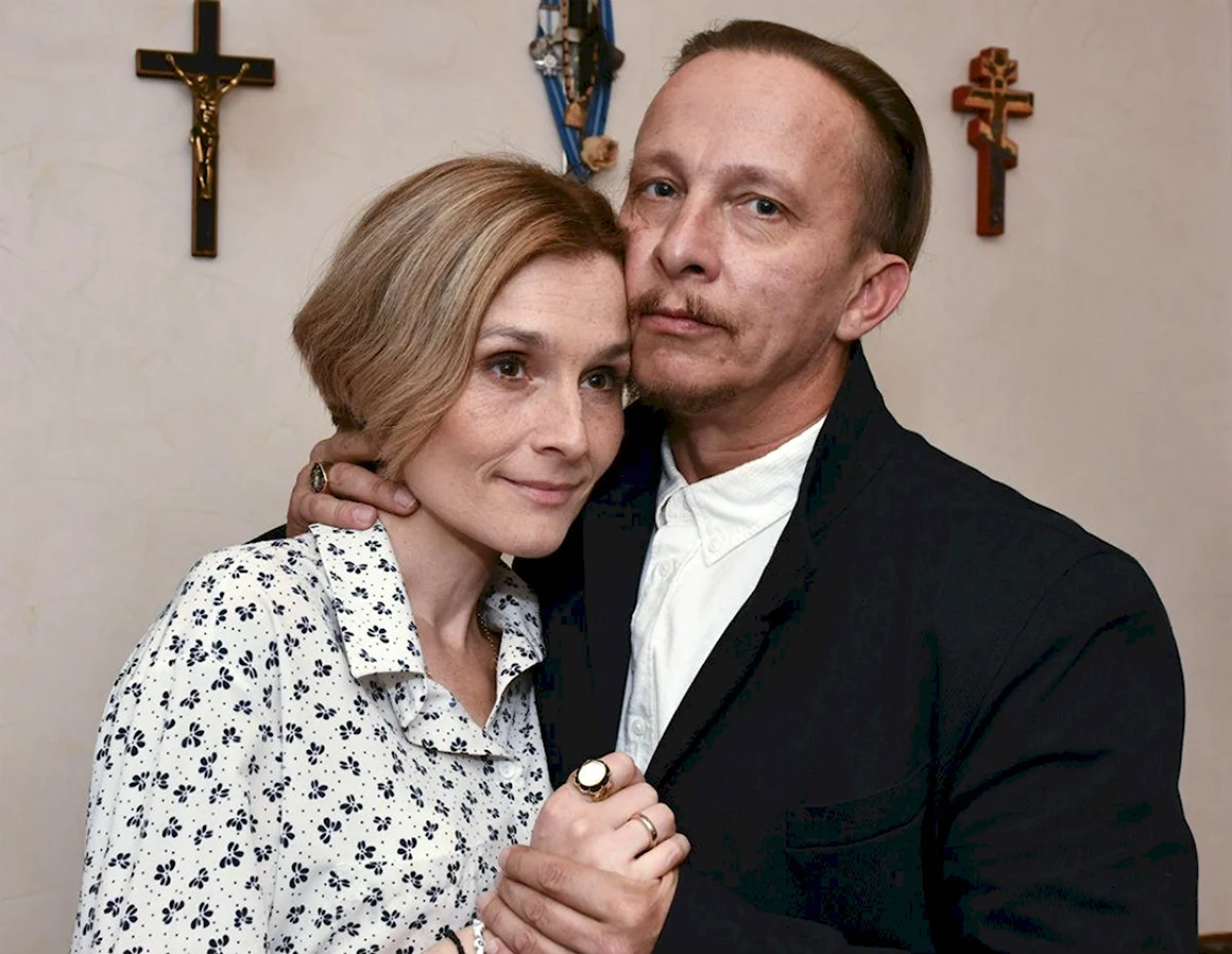 Иван Охлобыстин с женой