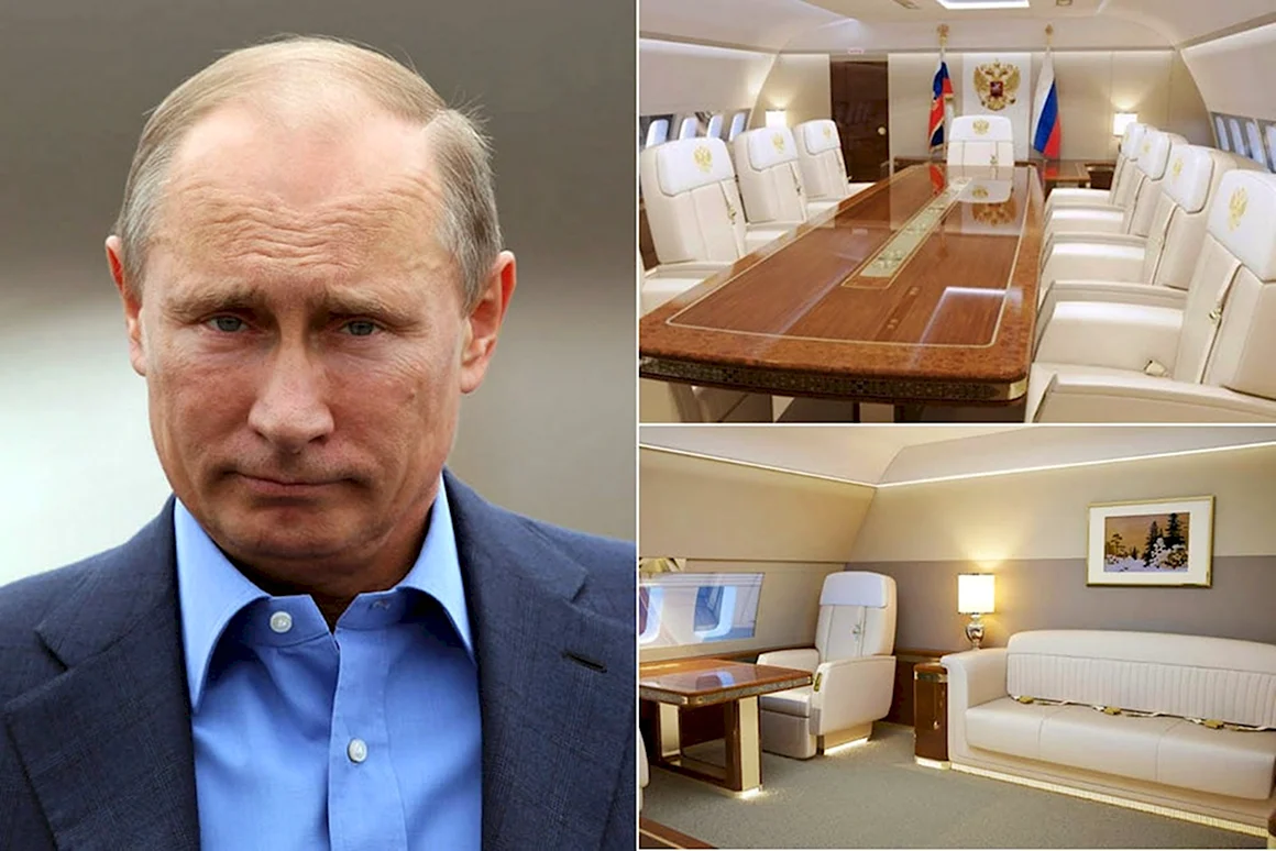 Кабинет Путина в самолете