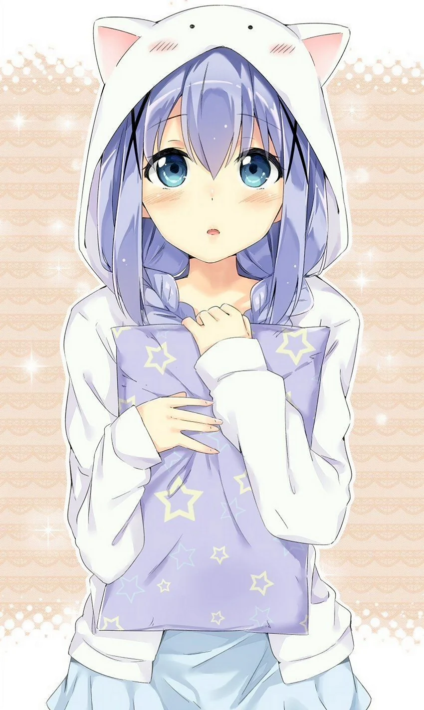 Kafuu Chino неко