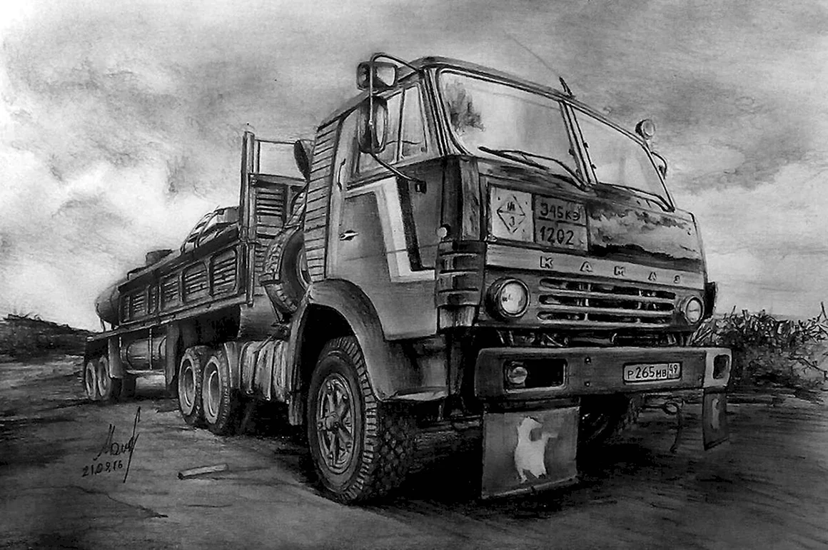 КАМАЗ рисунок