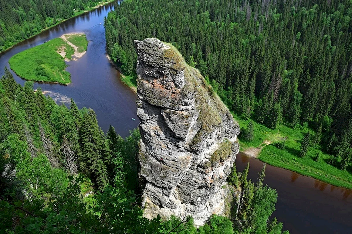 Каменные столбы Усьва Пермский край