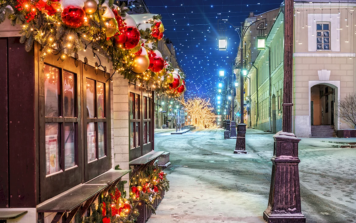 Камергерский переулок зимой