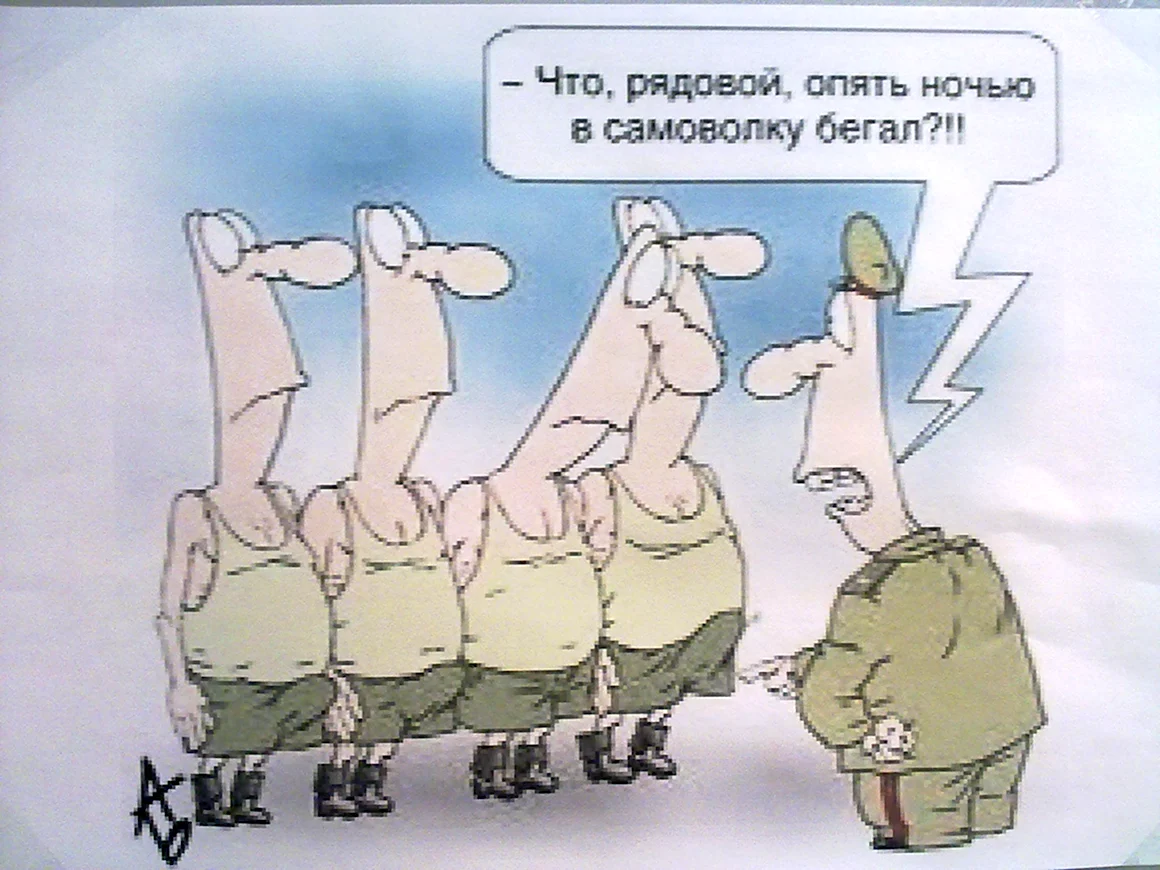 Карикатуры про армию