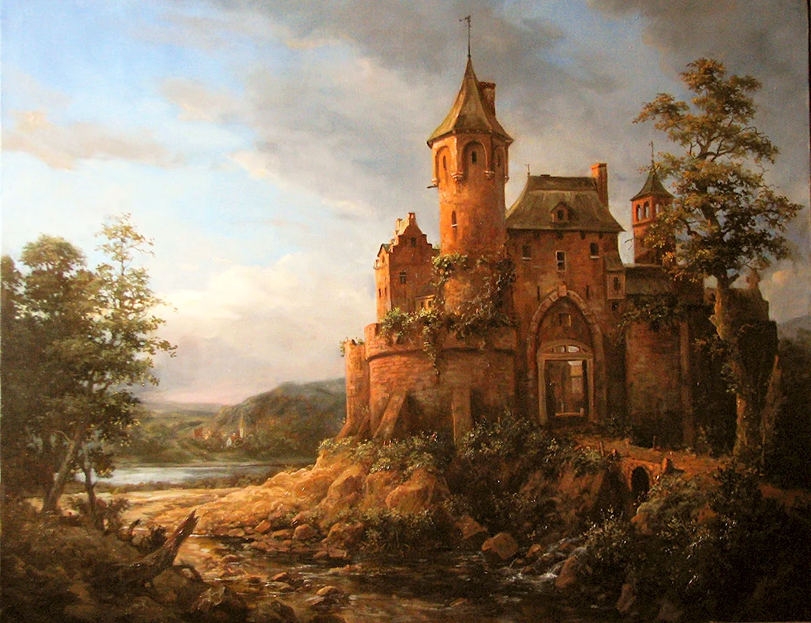 Карл Фридрих Лессинг. Рыцарский замок