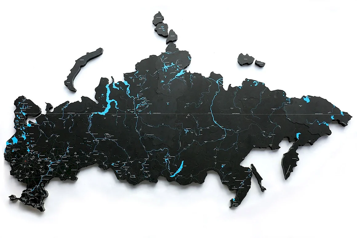 Карта России 3в