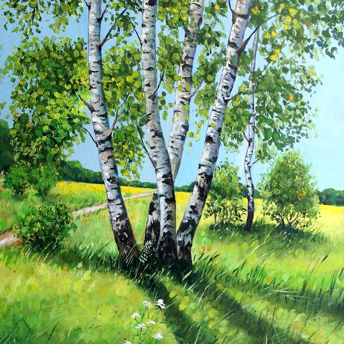 Картина береза