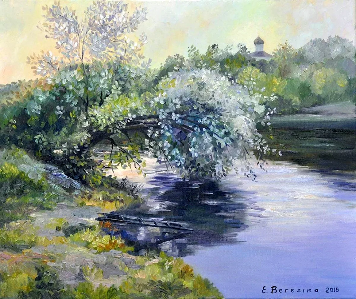 Картина Есенина черемуха