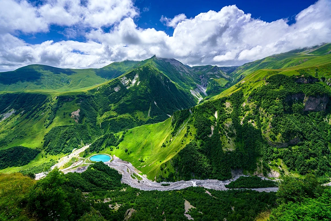 Кавкасиони Грузия горы