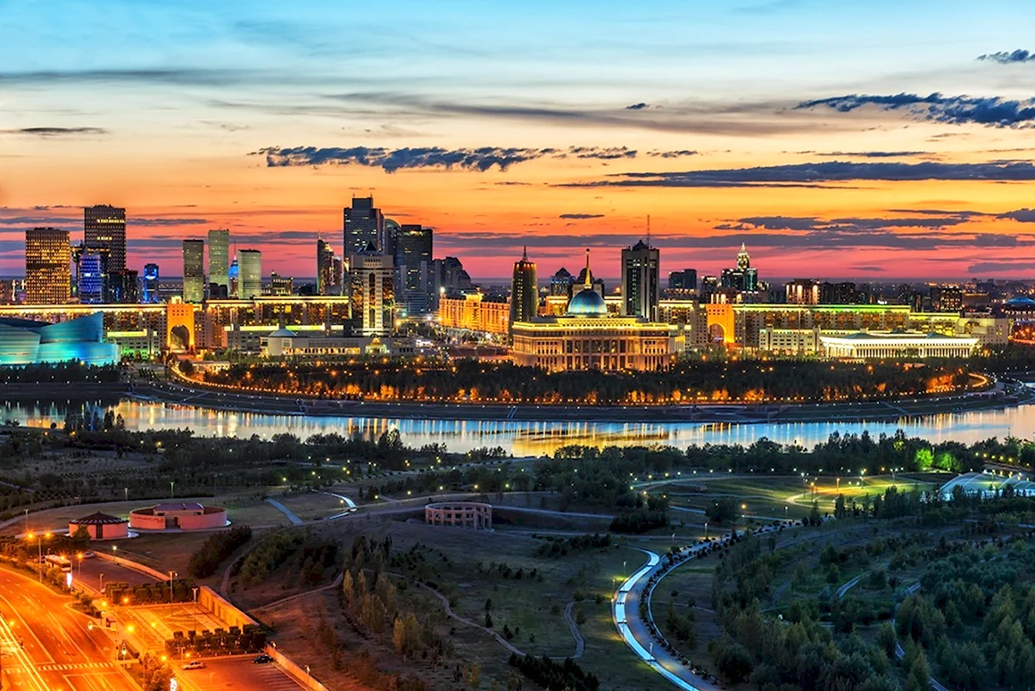 Kazakhstan nature Астана