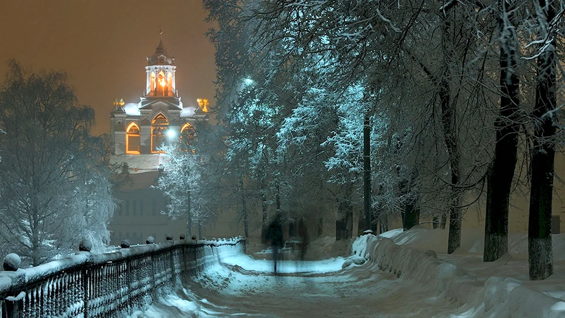 Казанский собор Ярославль зимой