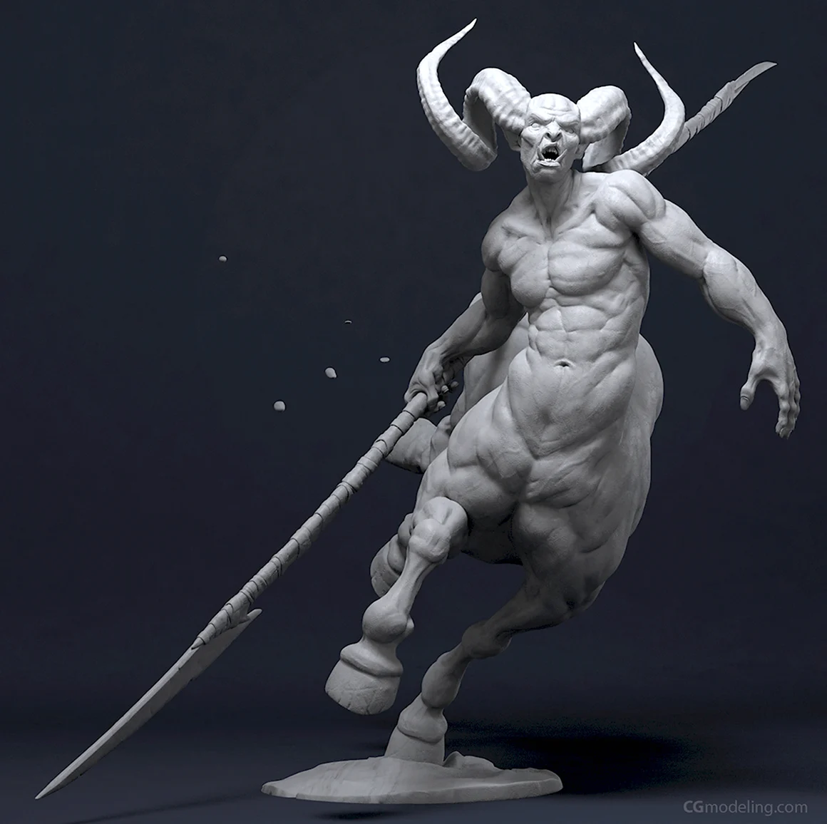Кентавр в Zbrush
