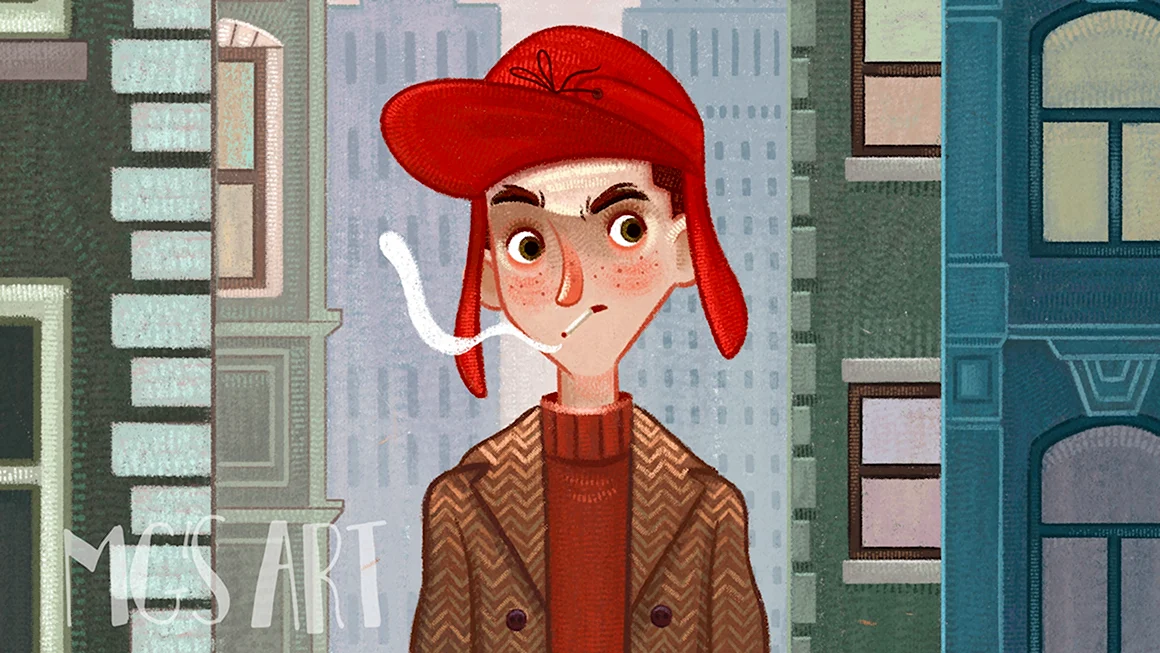 Холден Колфилд иллюстрации