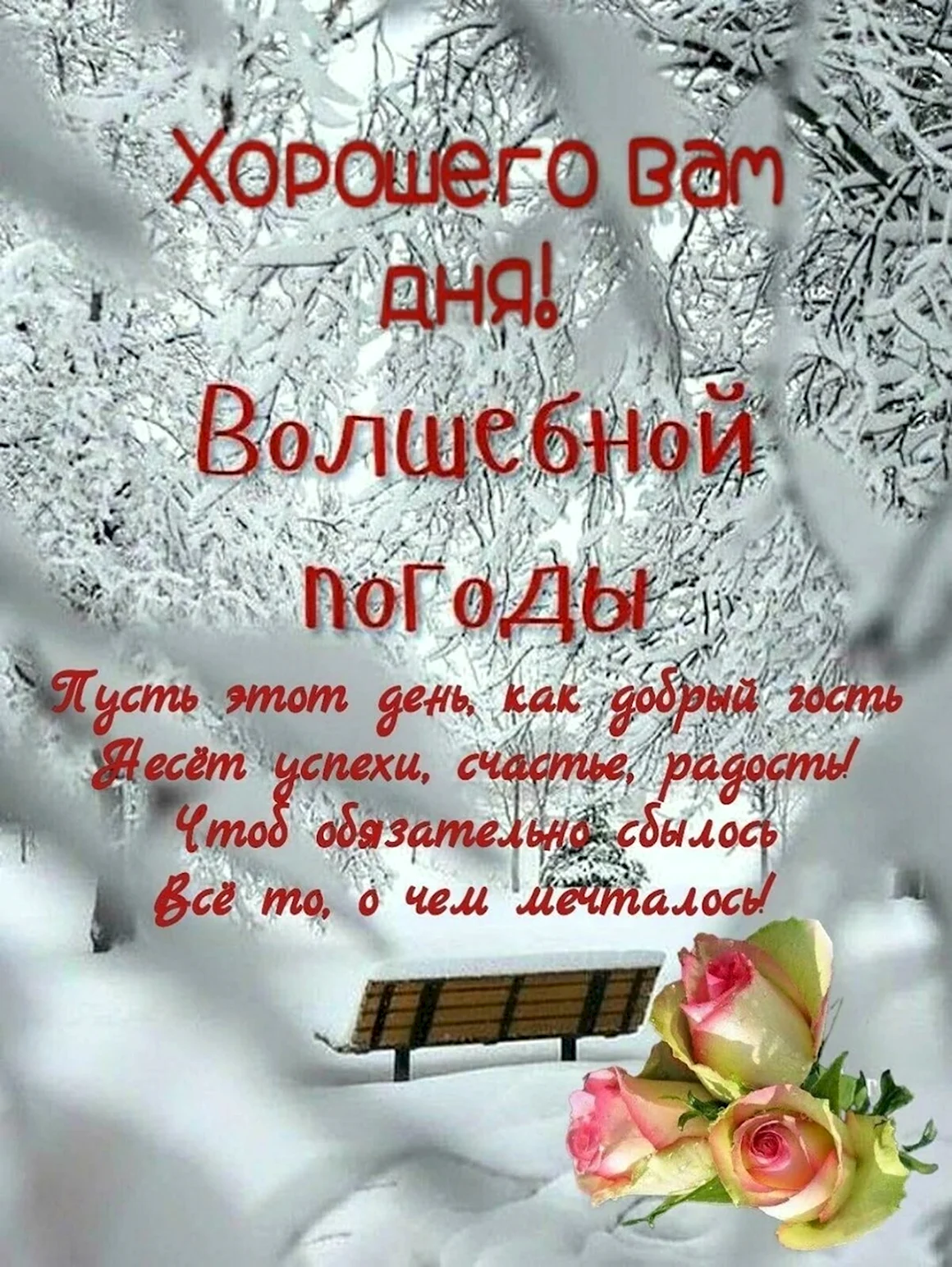 Хорошего денечка среды