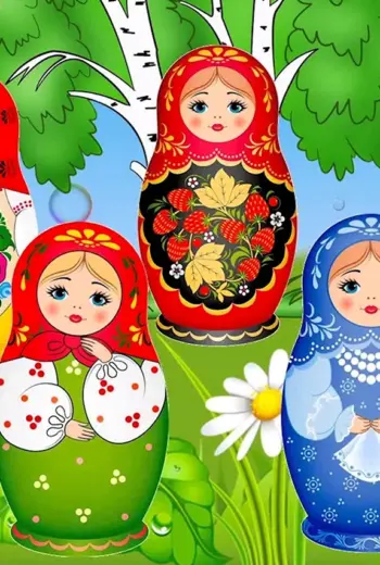 Хороводная игра матрешки