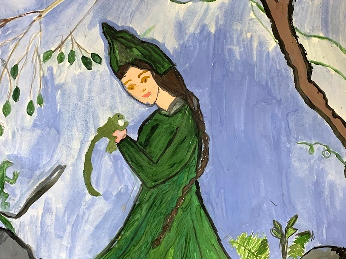 Хозяйка медной горы рисунок