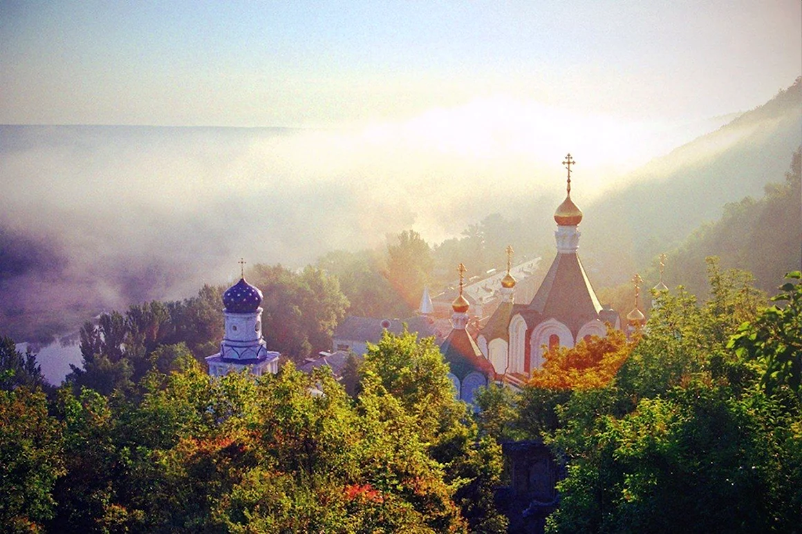 Храм Церковь монастырь Лавра цветы тишина