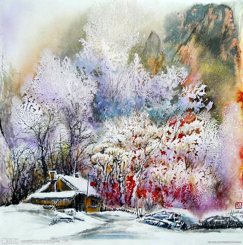 Художник bai Haoran картины