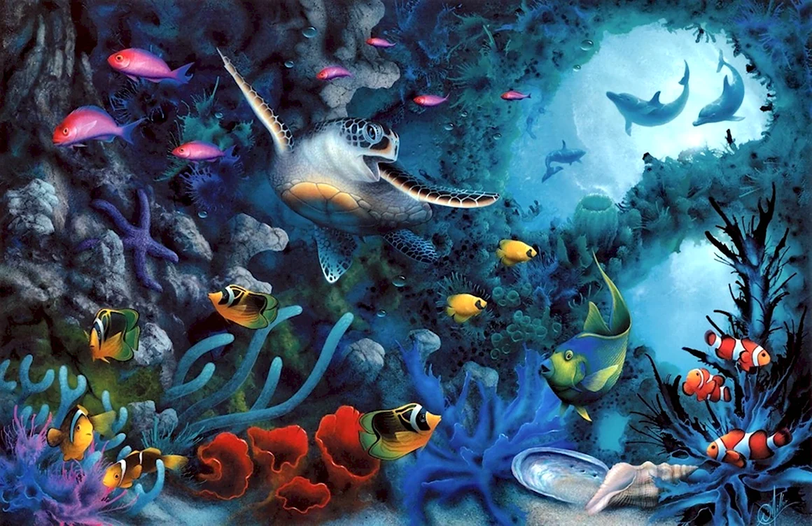 Художник Дэвид Миллер David Miller.