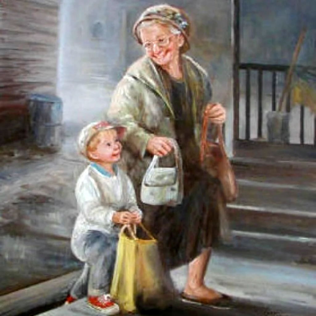 Художник Dianne Dengel бабушки и дедушки