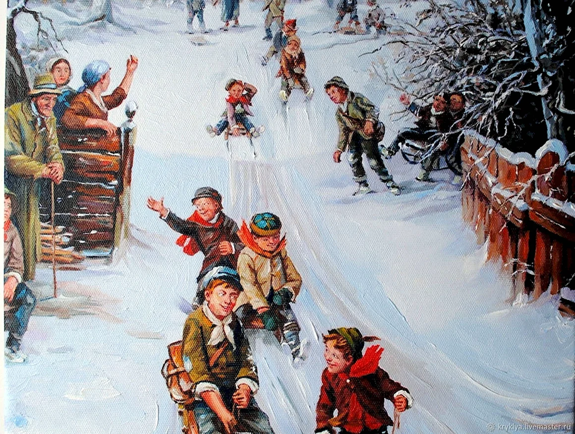 Художник Gabor Toth зима