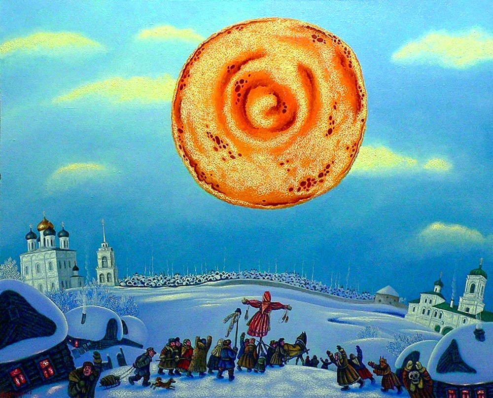 Художник Игорь Шаймарданов Масленица
