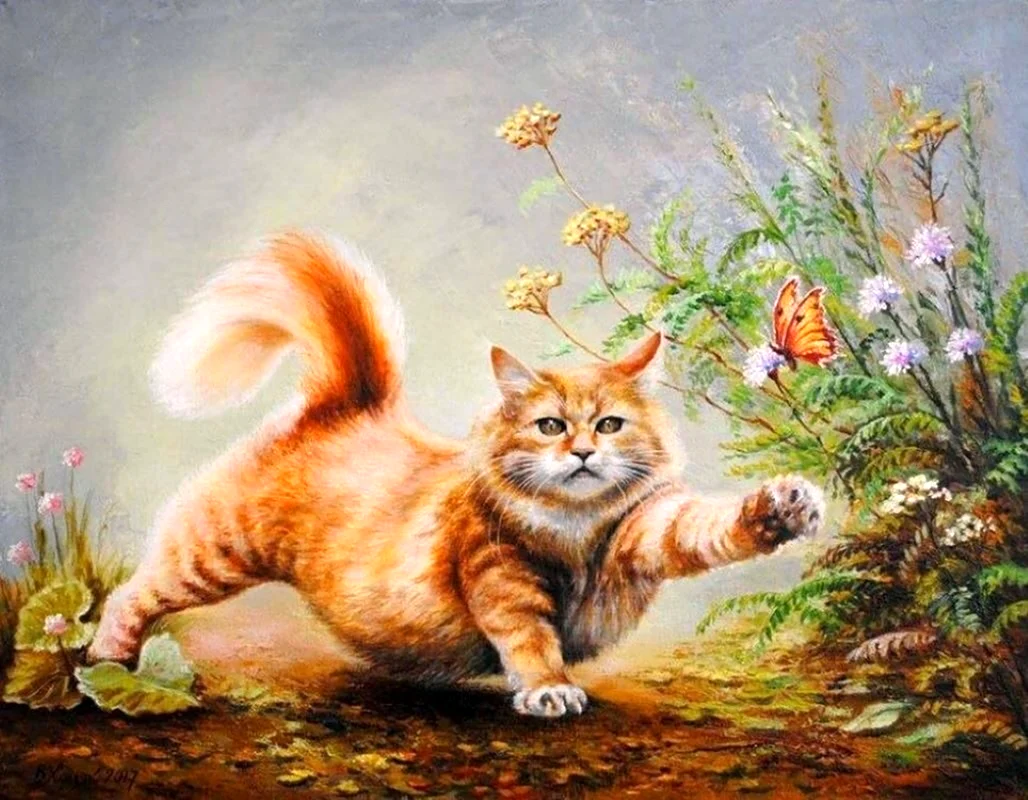 Художник хомяк Виктор Иванович