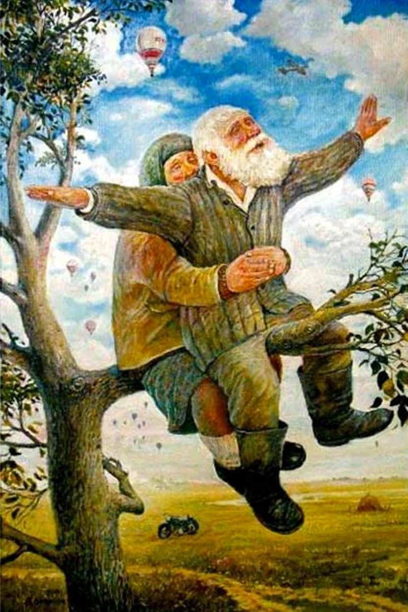 Художник Леонид Баранов. Цикл русская деревня.