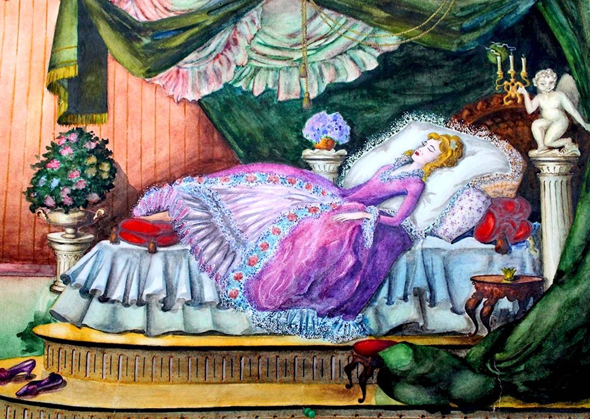 Художник Лиа Селина спящая красавица