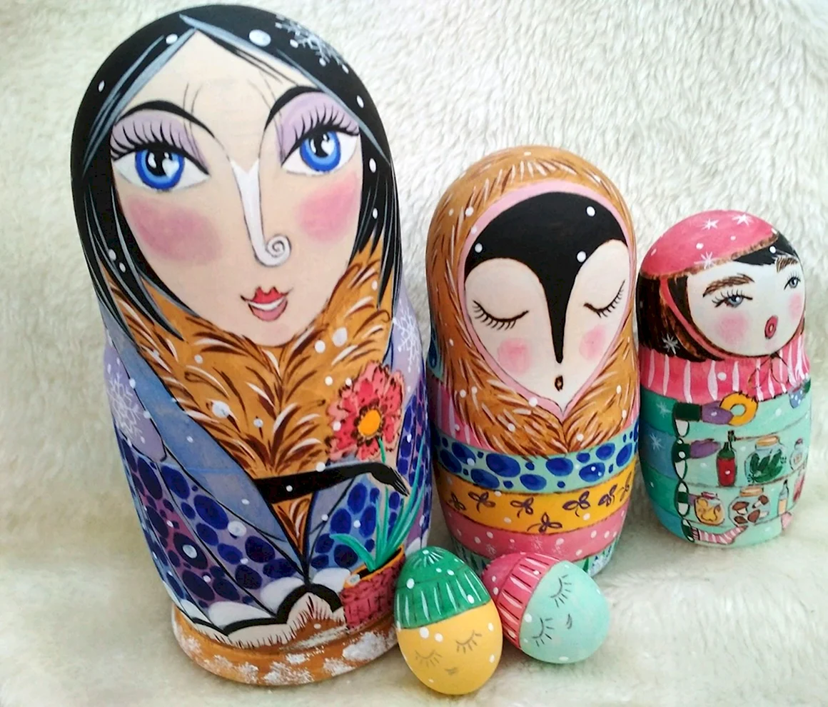 Художник Павлом Кулинским матрешки