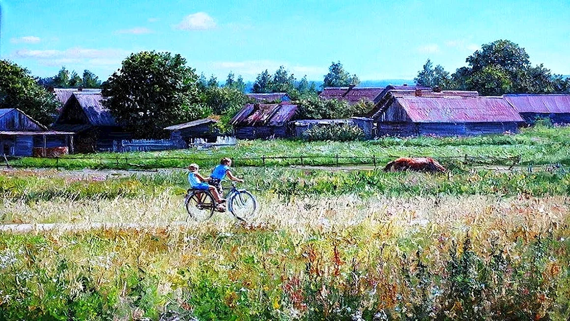 Художник Татьяна черных картины деревня